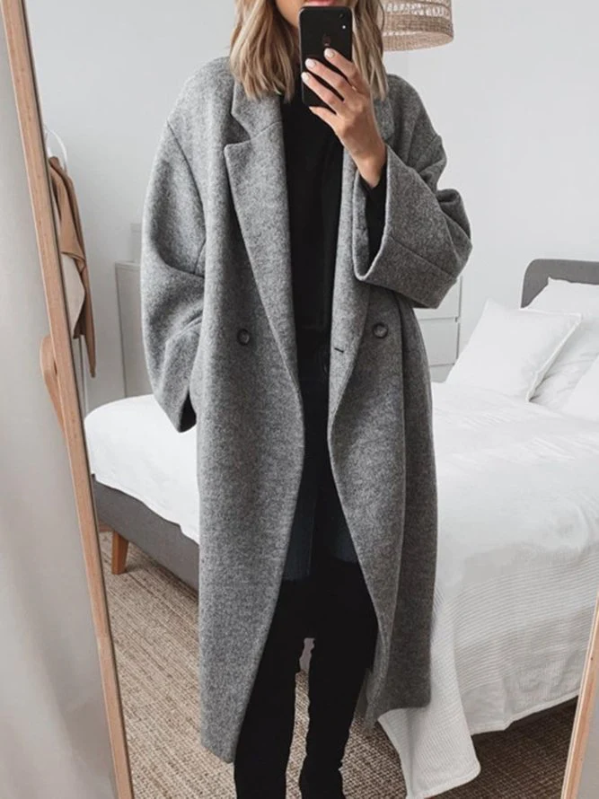 Klassisk Trenchcoat I Ull