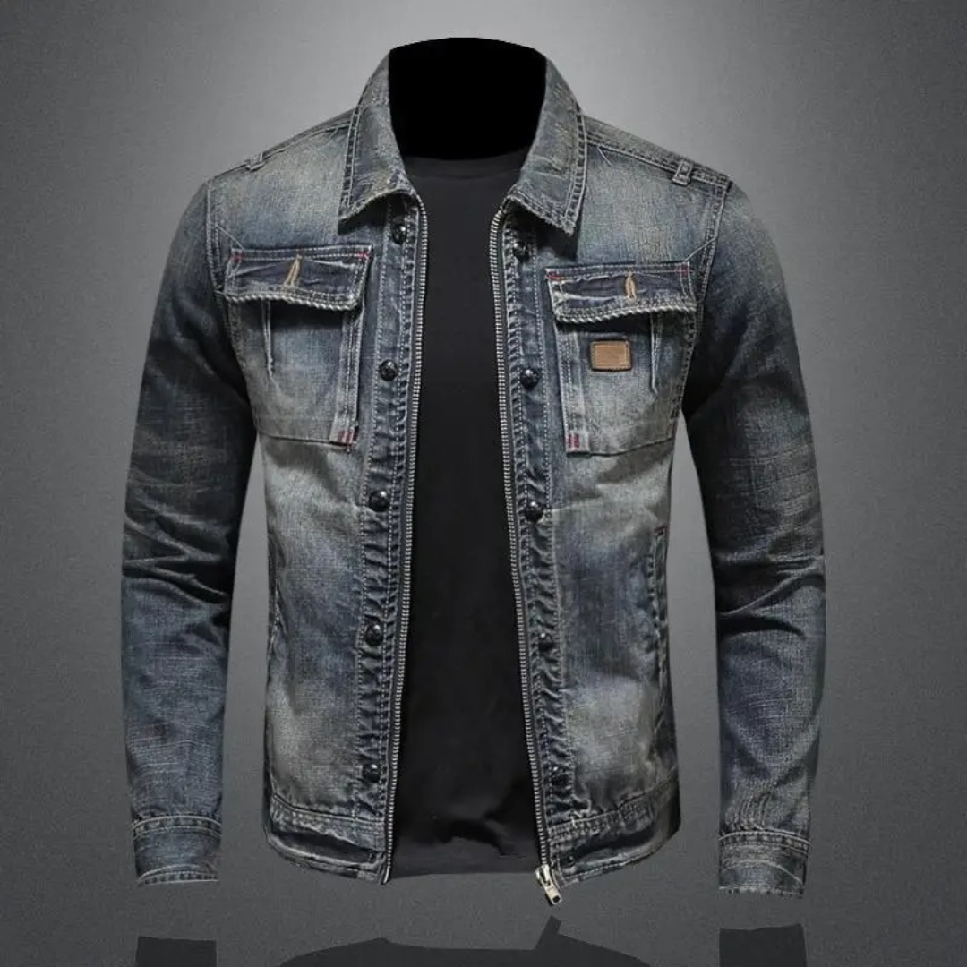 Fashionabel Jeansjacka