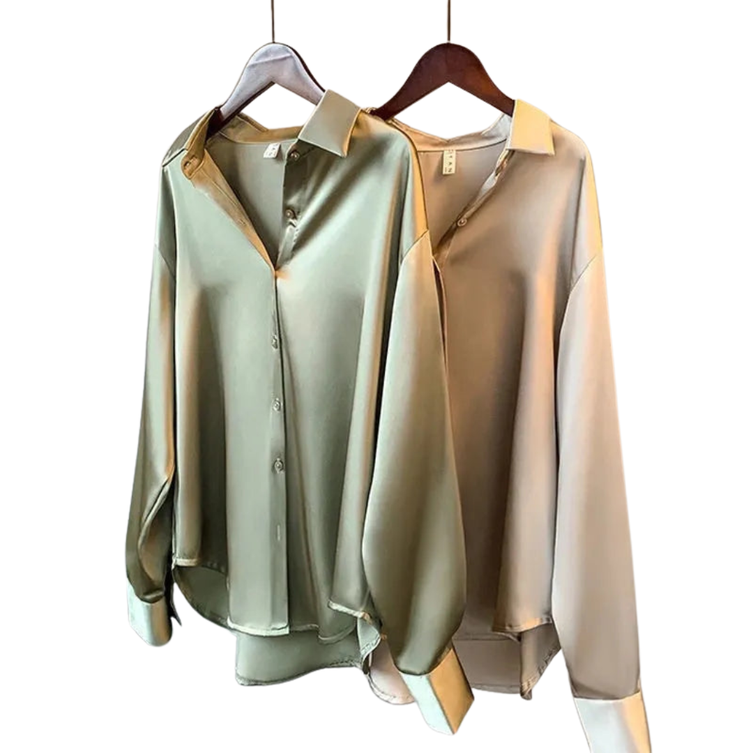 Långärmad Satin