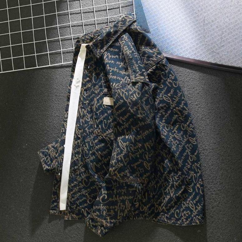 Skriftlig jeansjacka