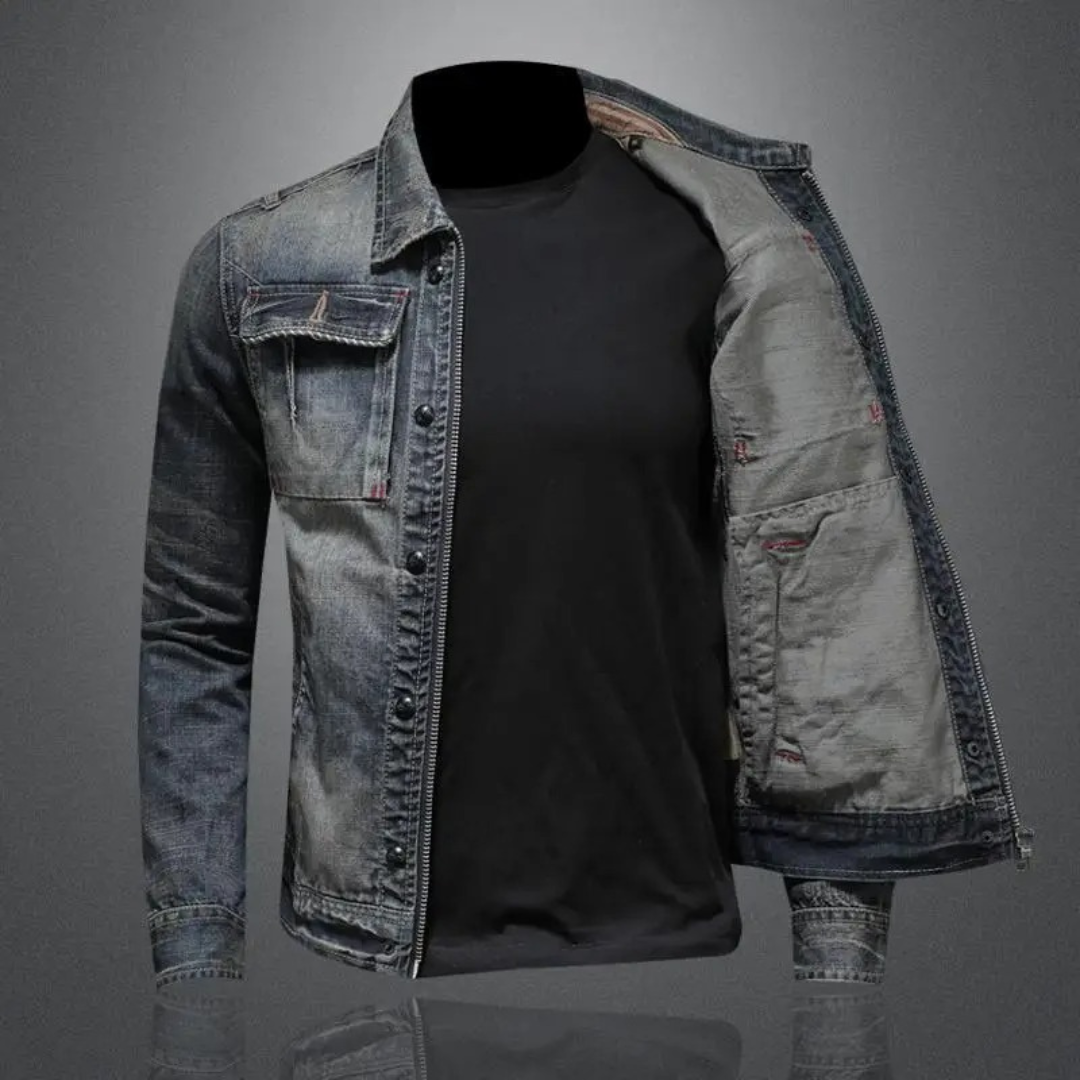 Fashionabel Jeansjacka