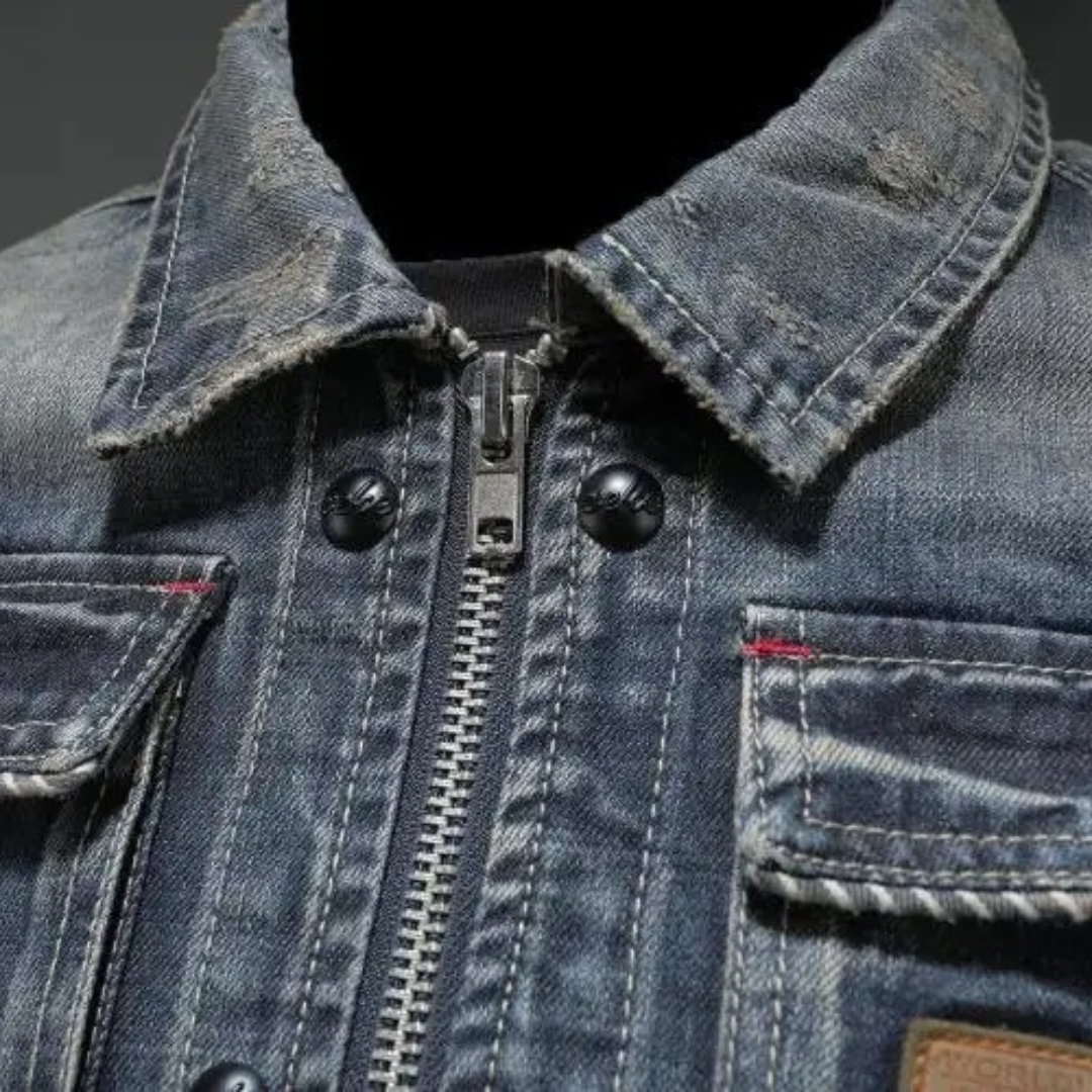 Fashionabel Jeansjacka