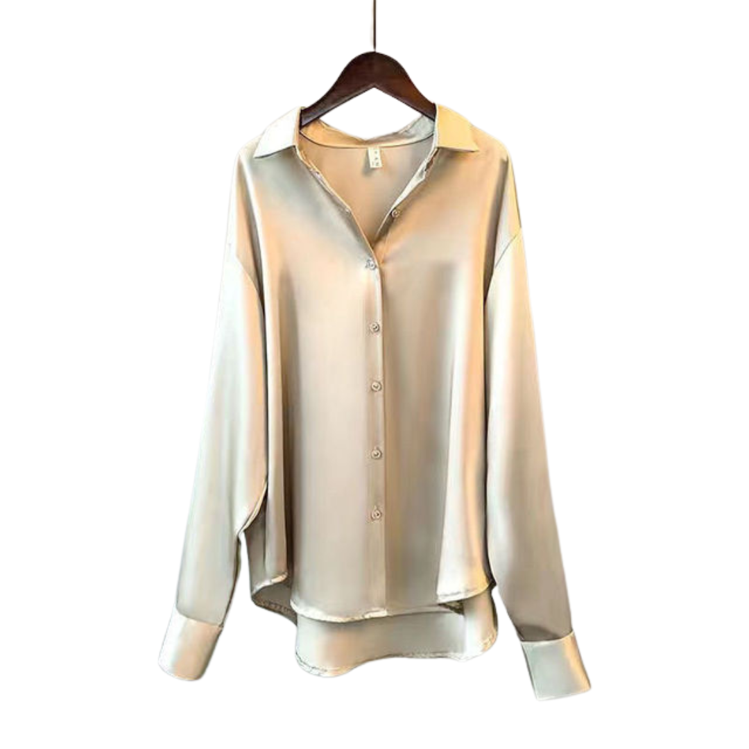 Långärmad Satin