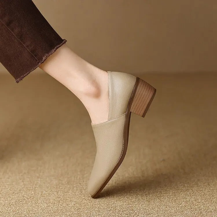 Verona loafers med klack