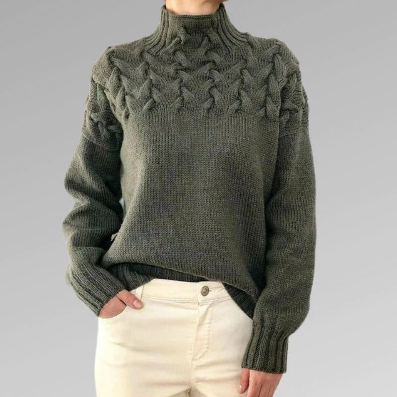 Charlotte™ - Livs Tröja i Old Money-stil
