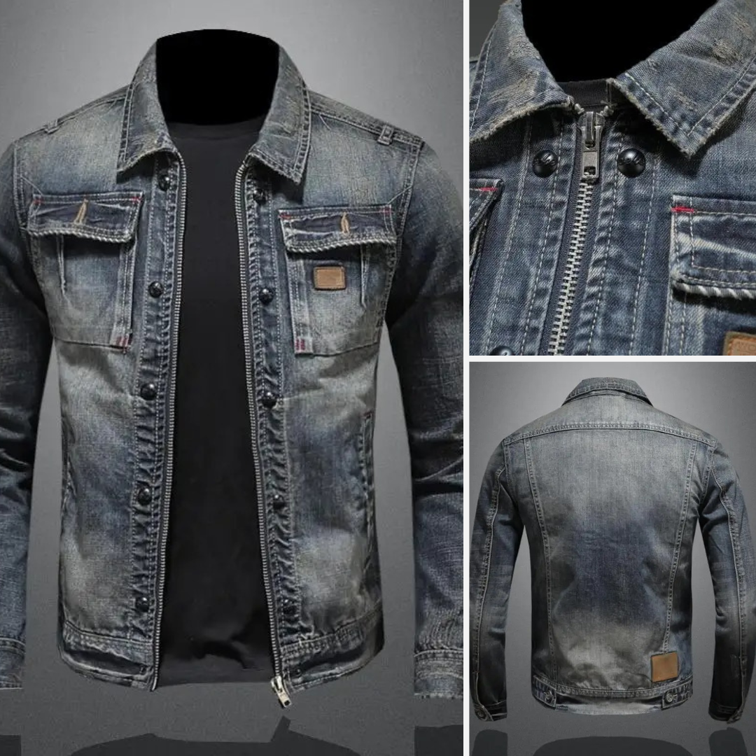 Fashionabel Jeansjacka