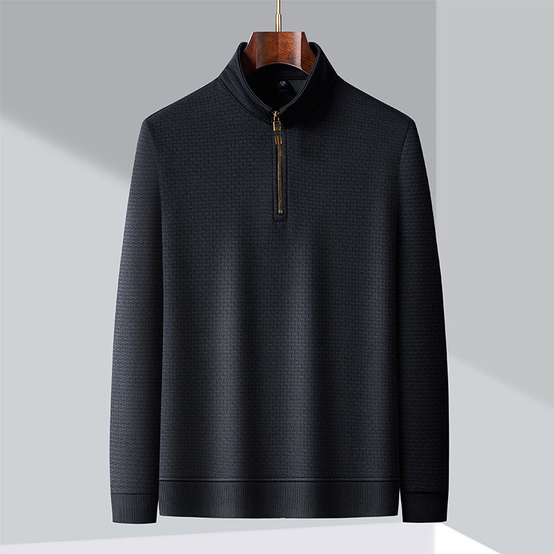 Pullover Med Ståkrage I Premiumsilke