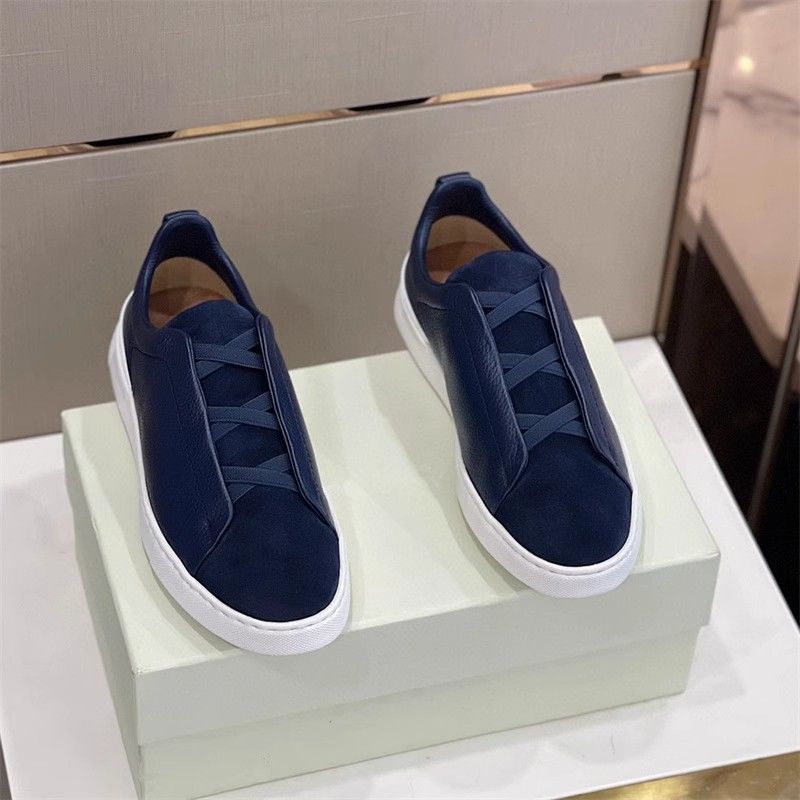 Avslappnad Sneaker I Läder