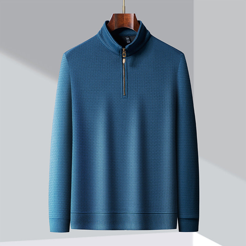 Pullover Med Ståkrage I Premiumsilke