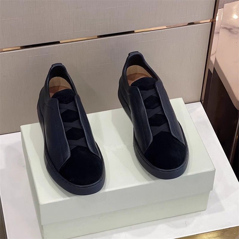 Avslappnad Sneaker I Läder
