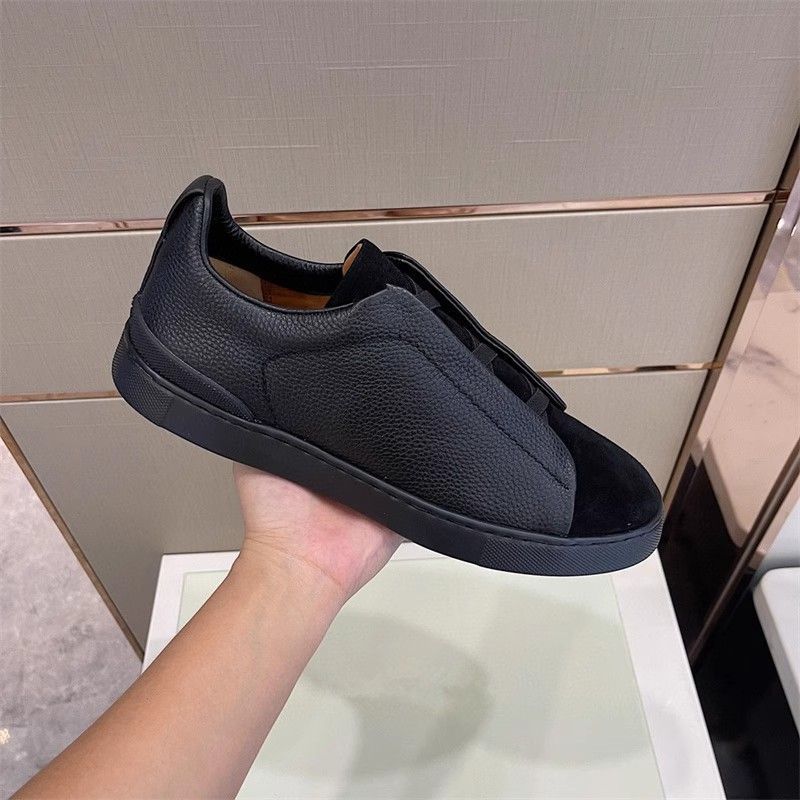 Avslappnad Sneaker I Läder
