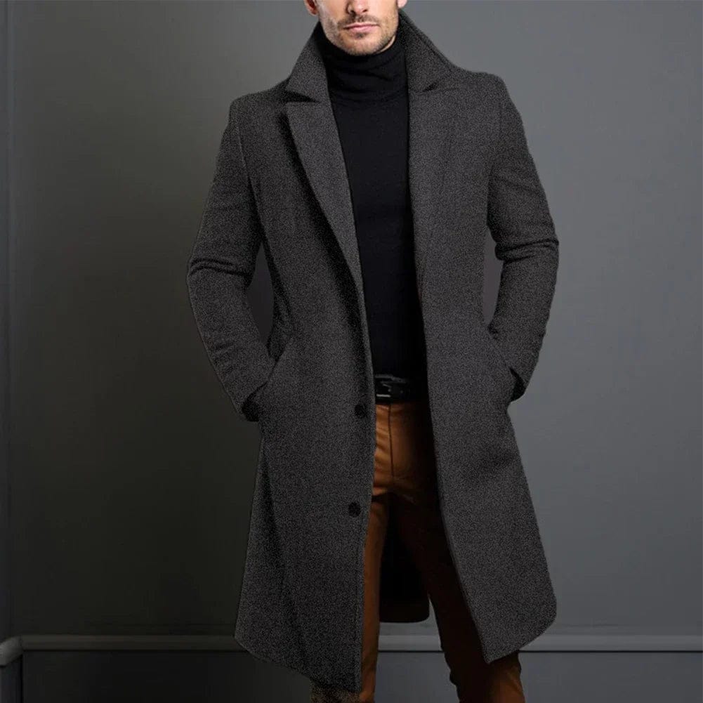 Varm Trenchcoat I Ull