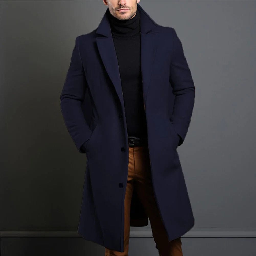 Varm Trenchcoat I Ull