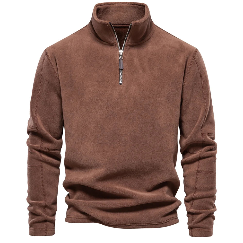 Luca pullover med kvartsdragkedja