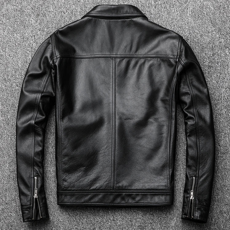 Vintage Motorcykel Läderjacka