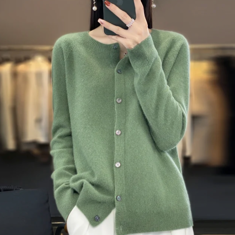 Kashmir Cardigan Elastiska Tröjor