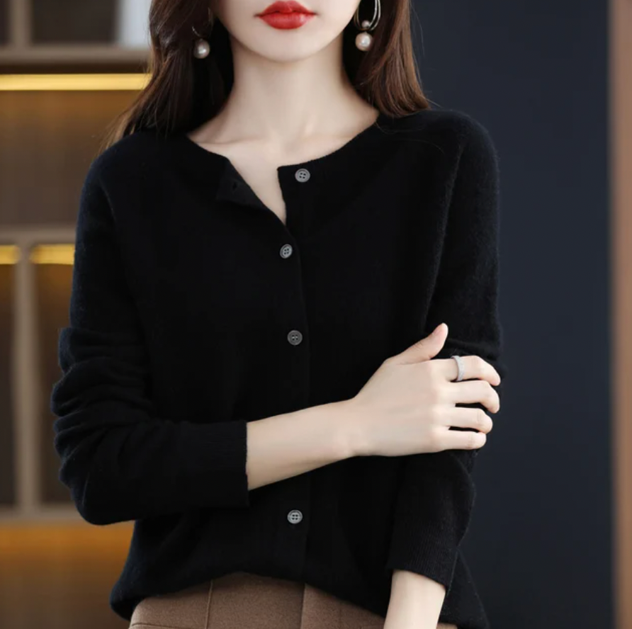 Kashmir Cardigan Elastiska Tröjor