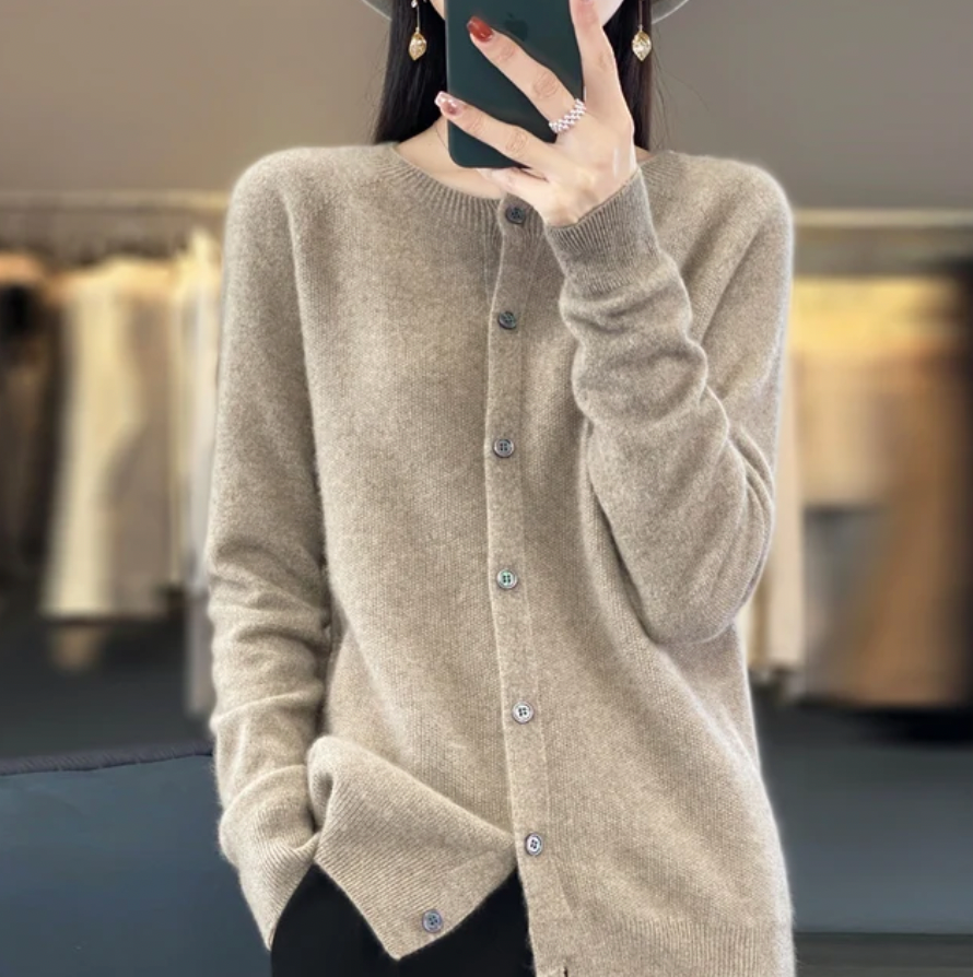 Kashmir Cardigan Elastiska Tröjor
