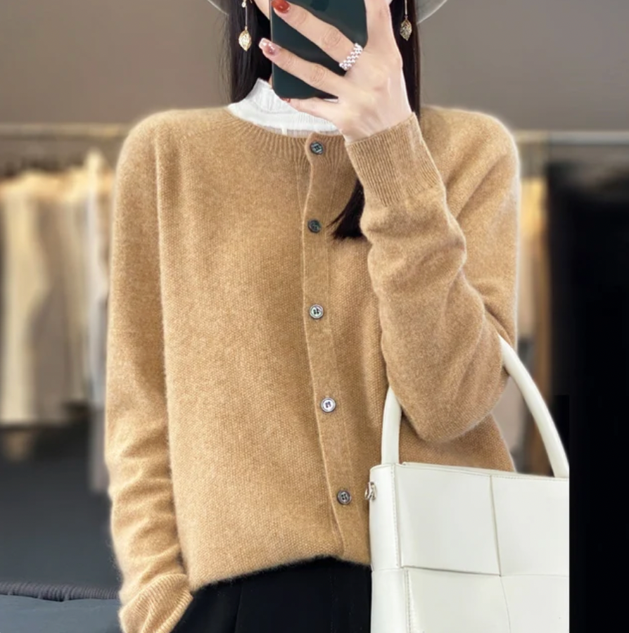 Kashmir Cardigan Elastiska Tröjor