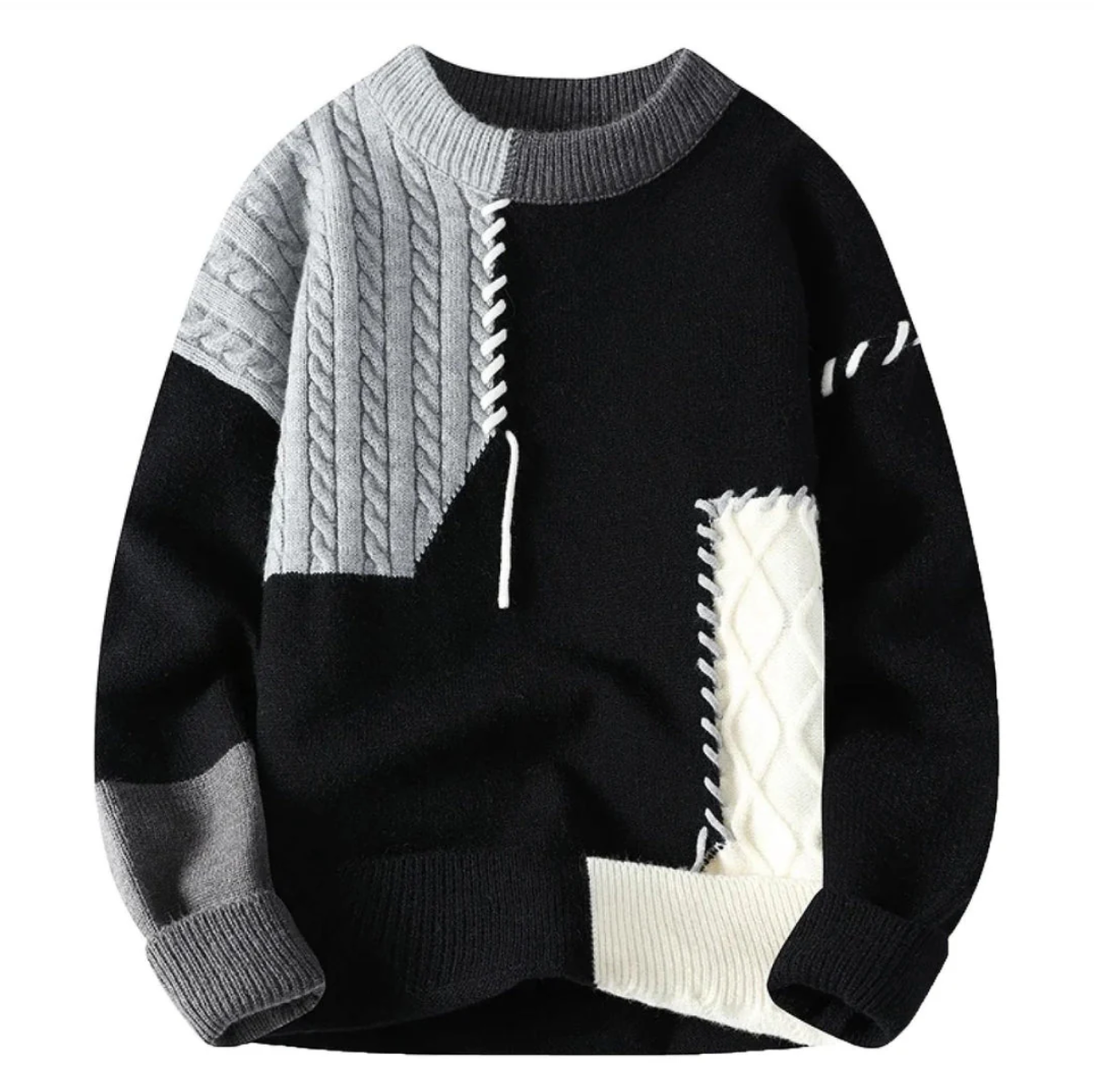 Tröja I Patchwork-Stil