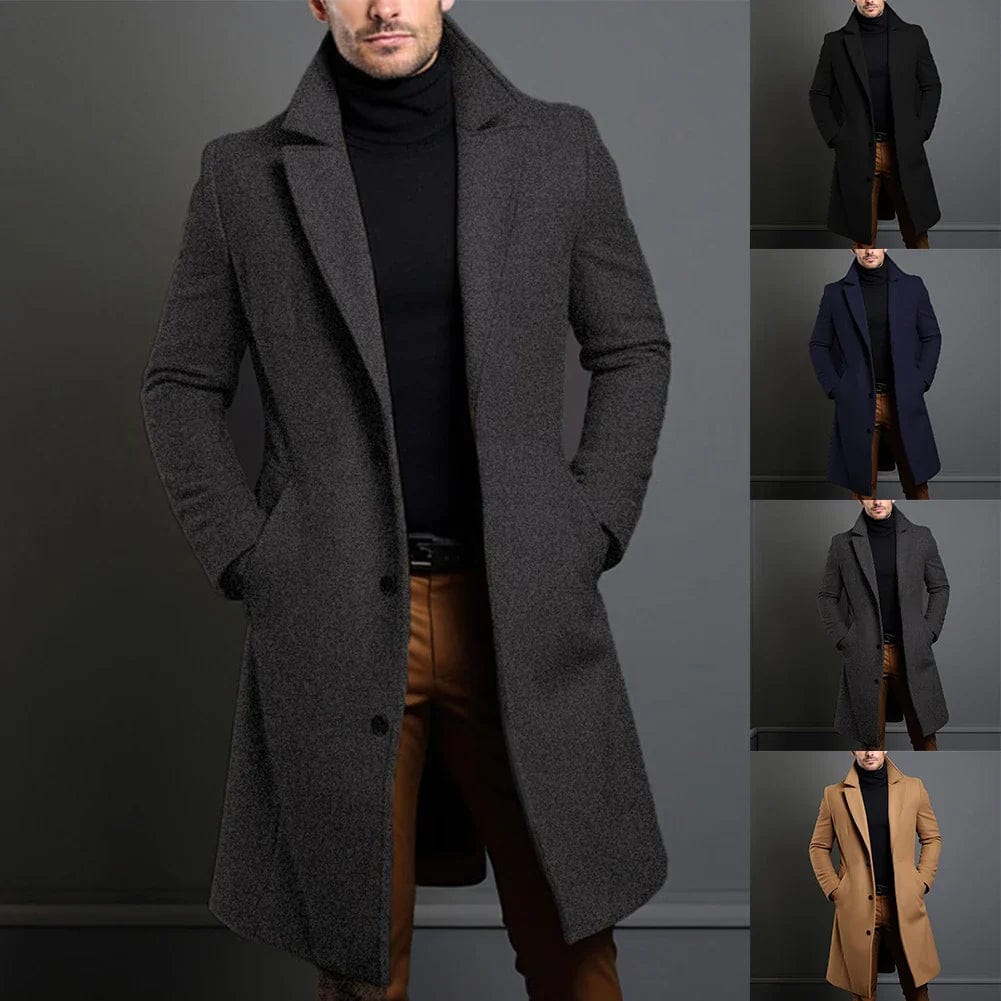 Varm Trenchcoat I Ull