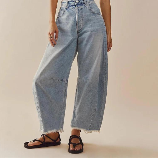 Hanna™ - UTSVÄNGDA JEANS MED HÖG MIDJA