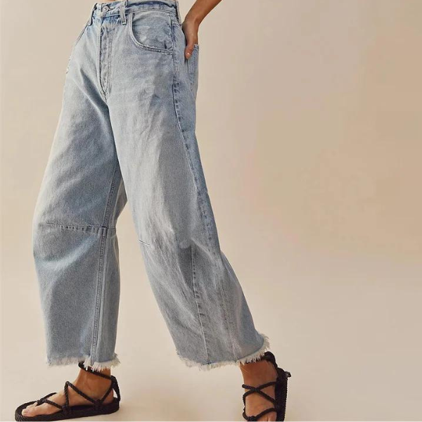 Hanna™ - UTSVÄNGDA JEANS MED HÖG MIDJA