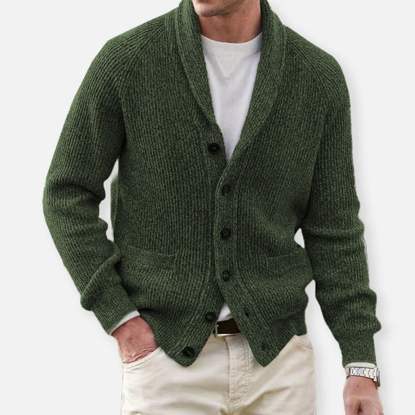 Marino™ - Stickad cardigan för män