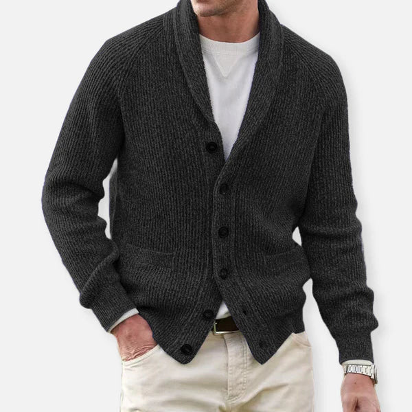 Marino™ - Stickad cardigan för män
