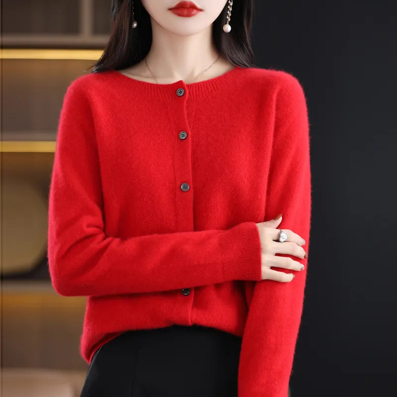 Kashmir Cardigan Elastiska Tröjor