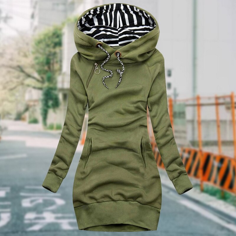 Slim Fit Hoodie Vinterklänning