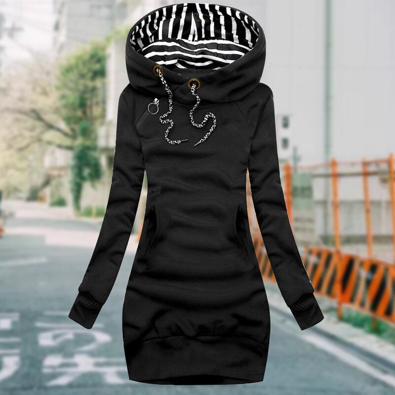 Slim Fit Hoodie Vinterklänning