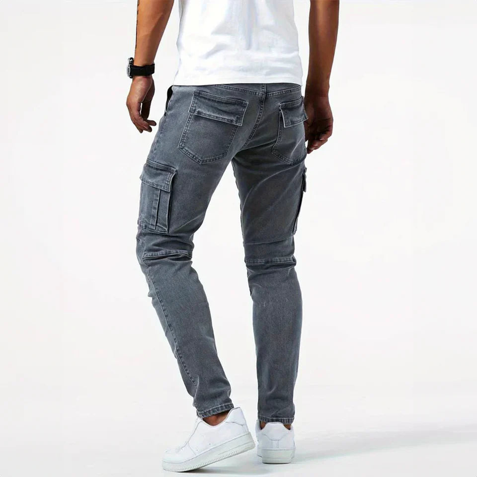 Brooklyn - Urban Denim Cargo Jeans