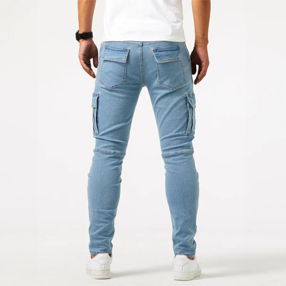 Brooklyn - Urban Denim Cargo Jeans