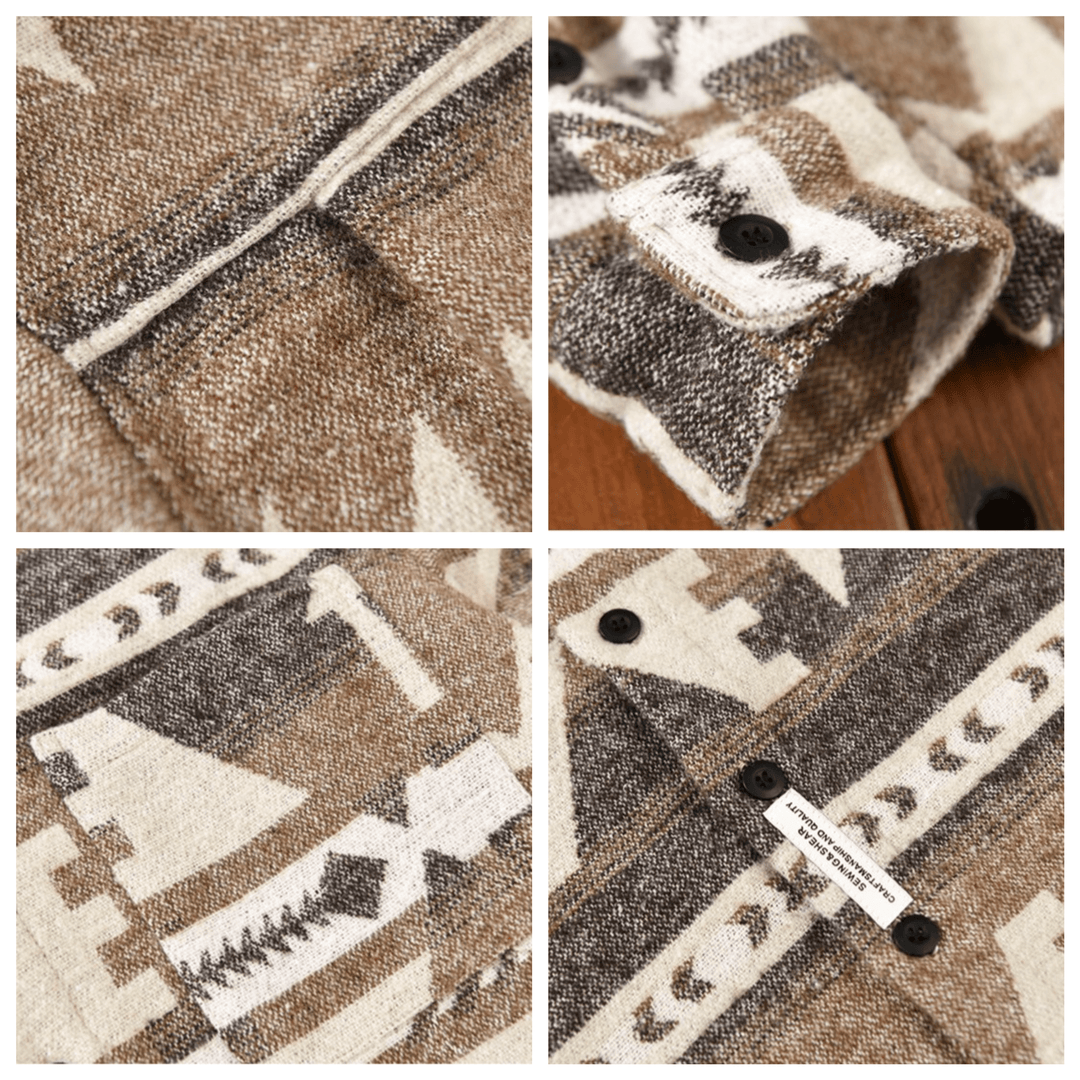 Navajo Tweedskjorta I Jacquard