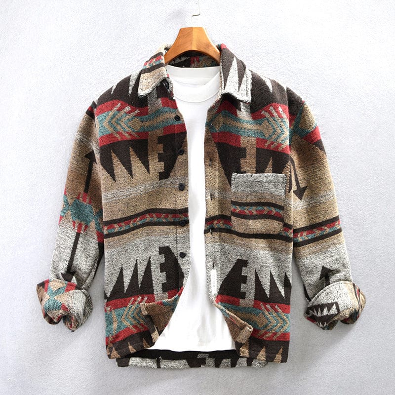 Navajo Tweedskjorta I Jacquard