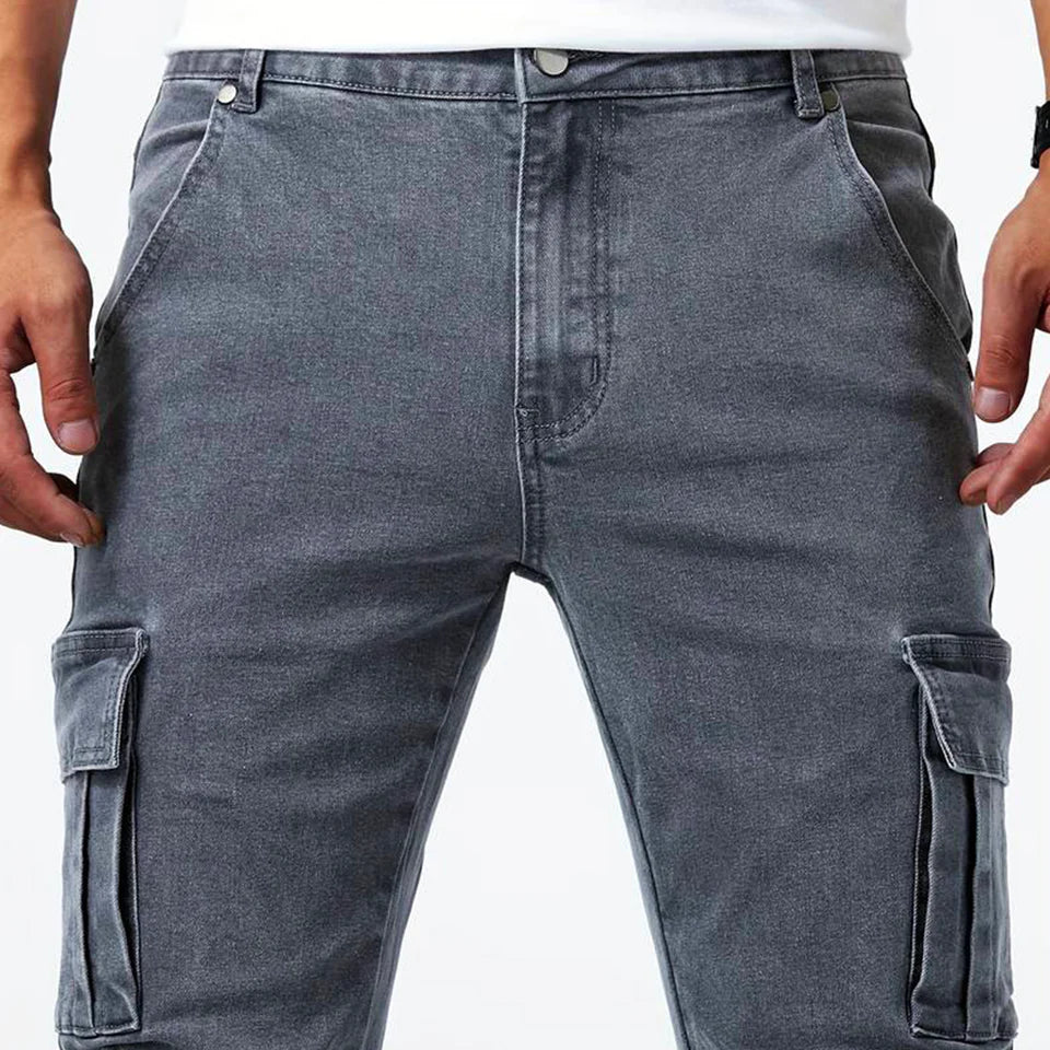 Brooklyn - Urban Denim Cargo Jeans