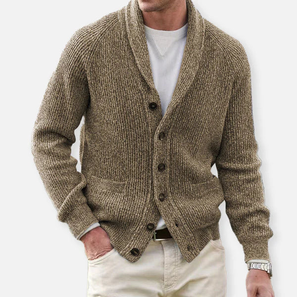 Marino™ - Stickad cardigan för män