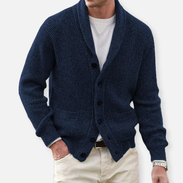 Marino™ - Stickad cardigan för män